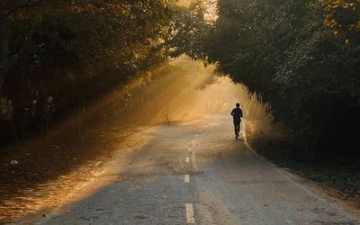 Morning light and energy visual